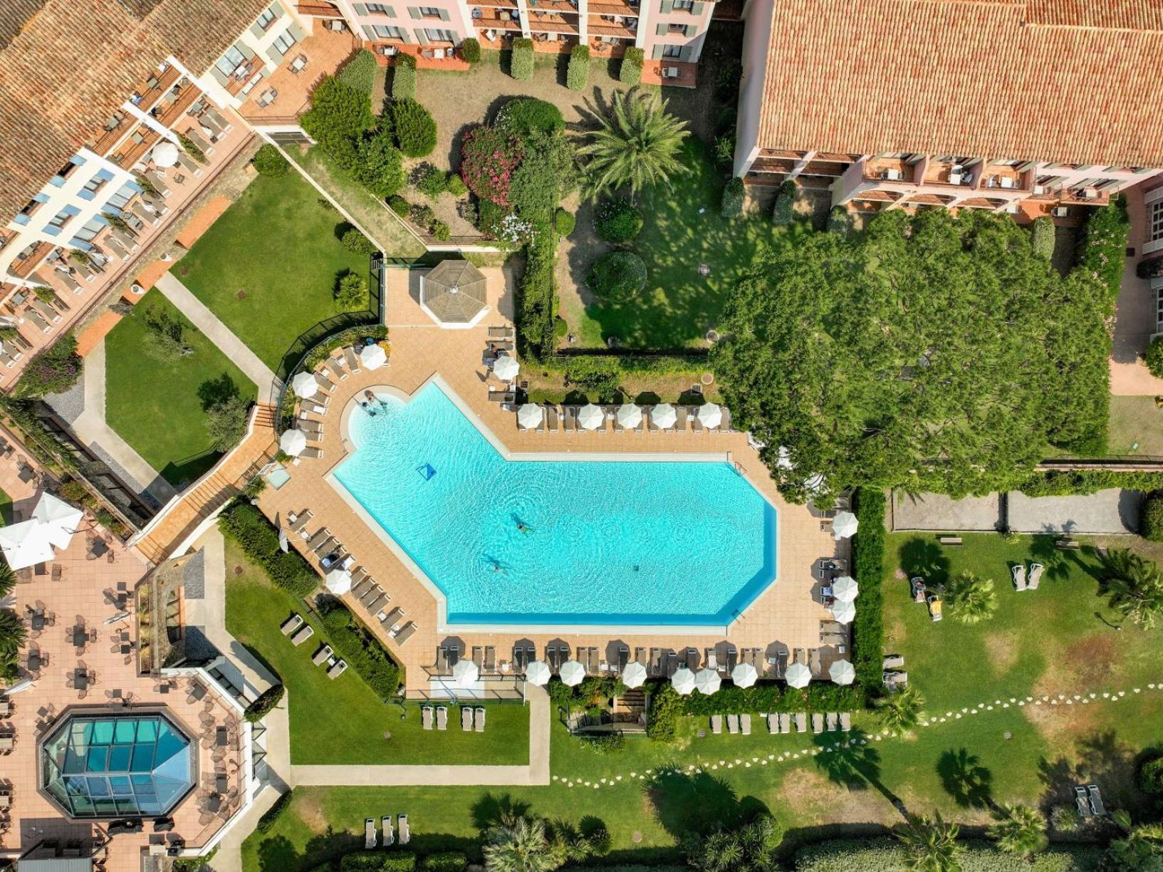 Hotel Les Jardins De Sainte-Maxime Bagian luar foto
